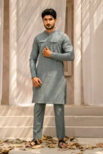 𝐁𝐥𝐮𝐞 𝐂𝐡𝐚𝐦𝐛𝐫𝐚𝐲 𝐊𝐮𝐫𝐭𝐚 𝐏𝐚𝐣𝐚𝐦𝐚 - Image 2