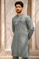 𝐁𝐥𝐮𝐞 𝐂𝐡𝐚𝐦𝐛𝐫𝐚𝐲 𝐊𝐮𝐫𝐭𝐚 𝐏𝐚𝐣𝐚𝐦𝐚 - Image 4
