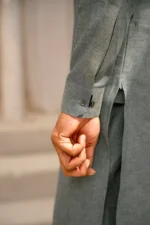𝐁𝐥𝐮𝐞 𝐂𝐡𝐚𝐦𝐛𝐫𝐚𝐲 𝐊𝐮𝐫𝐭𝐚 𝐏𝐚𝐣𝐚𝐦𝐚 - Image 8