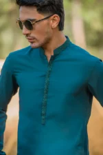 𝐓𝐞𝐚𝐥 𝐁𝐥𝐮𝐞 𝐄𝐦𝐛𝐫𝐨𝐢𝐝𝐞𝐫𝐞𝐝 𝐊𝐚𝐦𝐞𝐞𝐳 𝐒𝐡𝐚𝐥𝐰𝐚𝐫 - Image 3